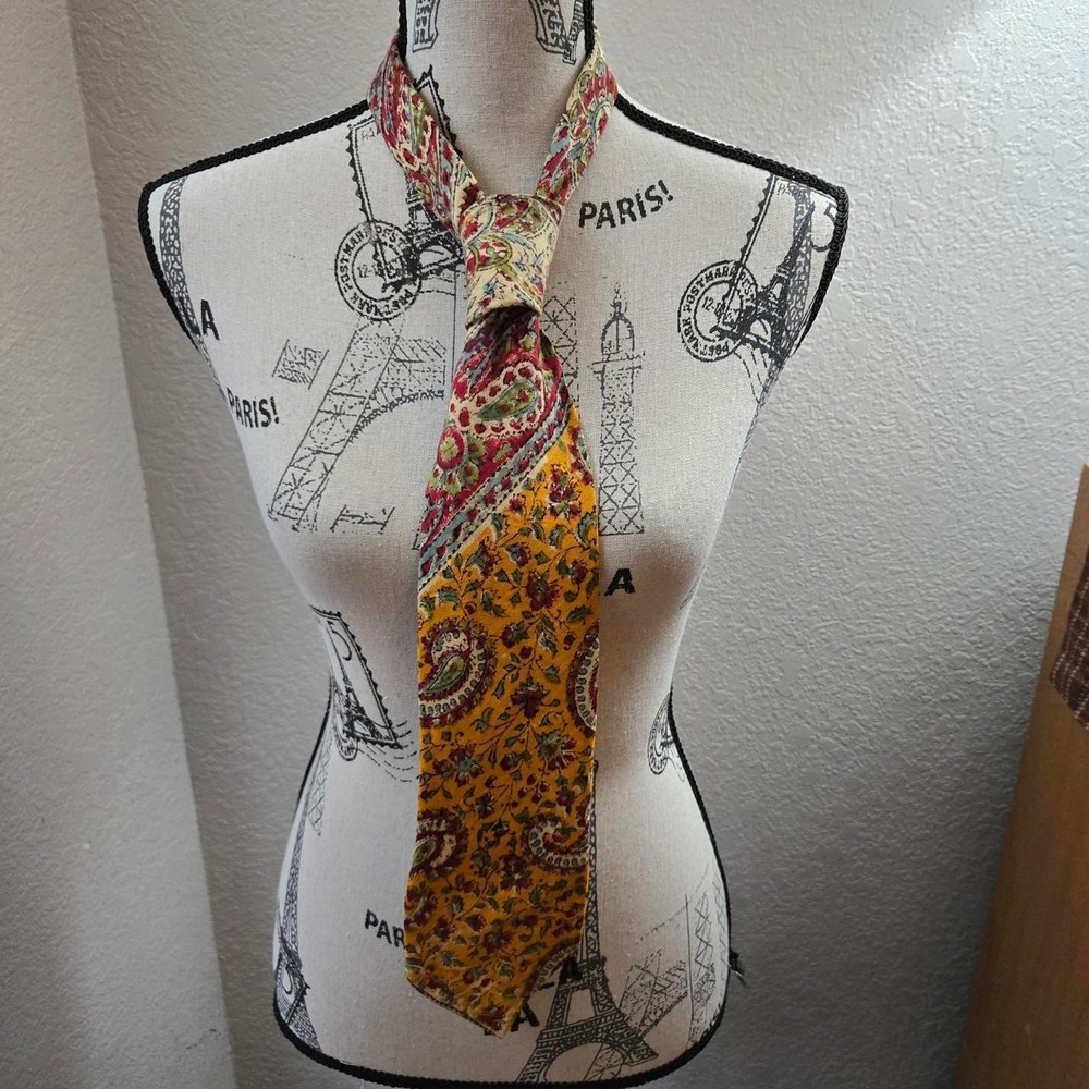 60s/70s Broadcloth wide tie